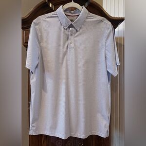 Flag & Anthem Men's Classic Navy and White Polo Size Medium